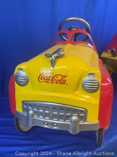 Gearbox Coca-Cola Pedal Car with Trailer & Cooler Auction