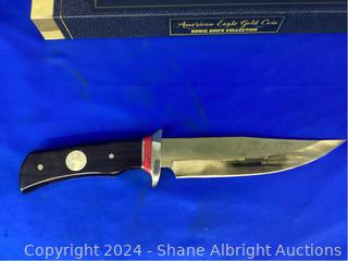 American Eagle Gold Coin Bowie Knife Collection Auction | Shane