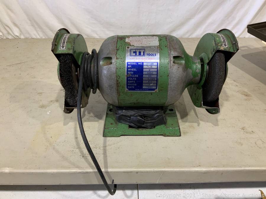 CTT TOOLS BENCH GRINDER Auction | Shane 