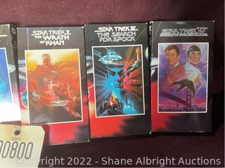 Six volume set VHS tapes of Star Trek Auction | Shane