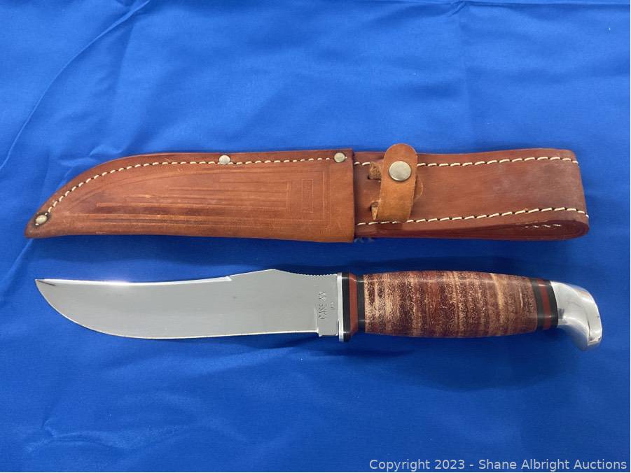 切手83 Case XX 323-6 Fixed Blade Hunting Knife with Sheath Auction