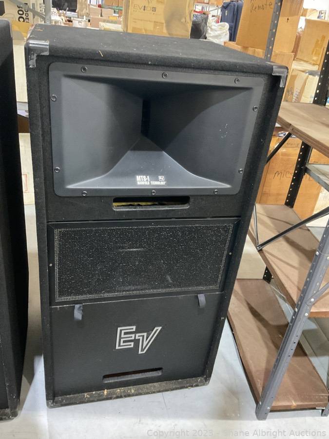 EV MTS1 Speaker 25” X 24” X 48” Auction Shane, 51 OFF