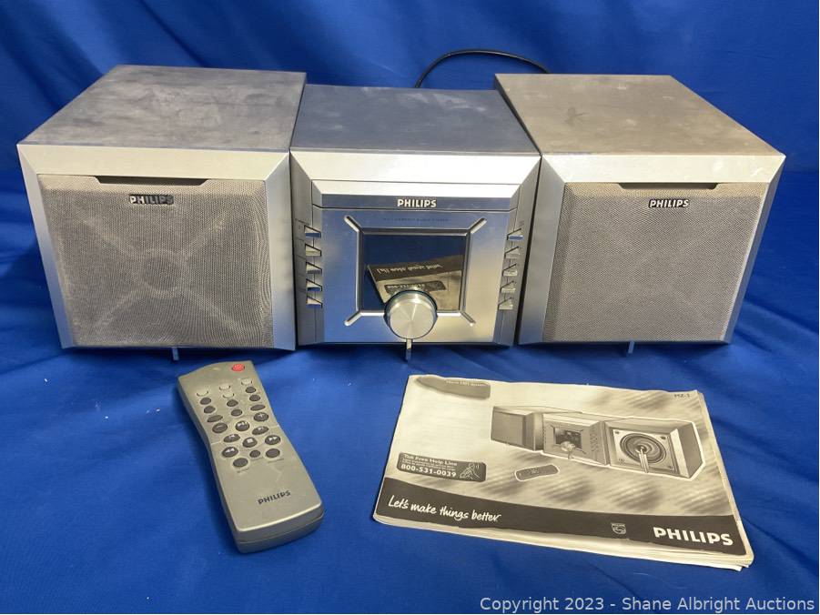 Philips MZ-3 Compact Audio System. Auction | Shane Albright Auctions