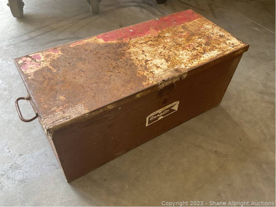 Sold at Auction: US Army Military Wood Foot Locker