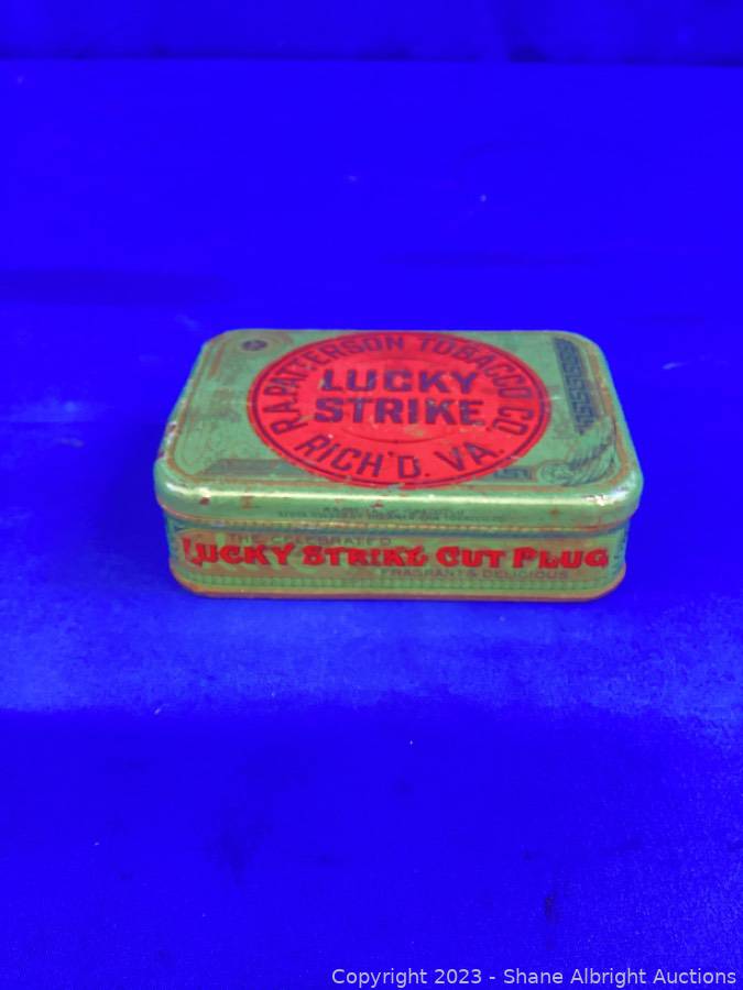 Lucky Strike アンティーク缶 LUCKY STRIKE ヴィンテージ タバコ缶 16-2-19 | BigBear Onli
