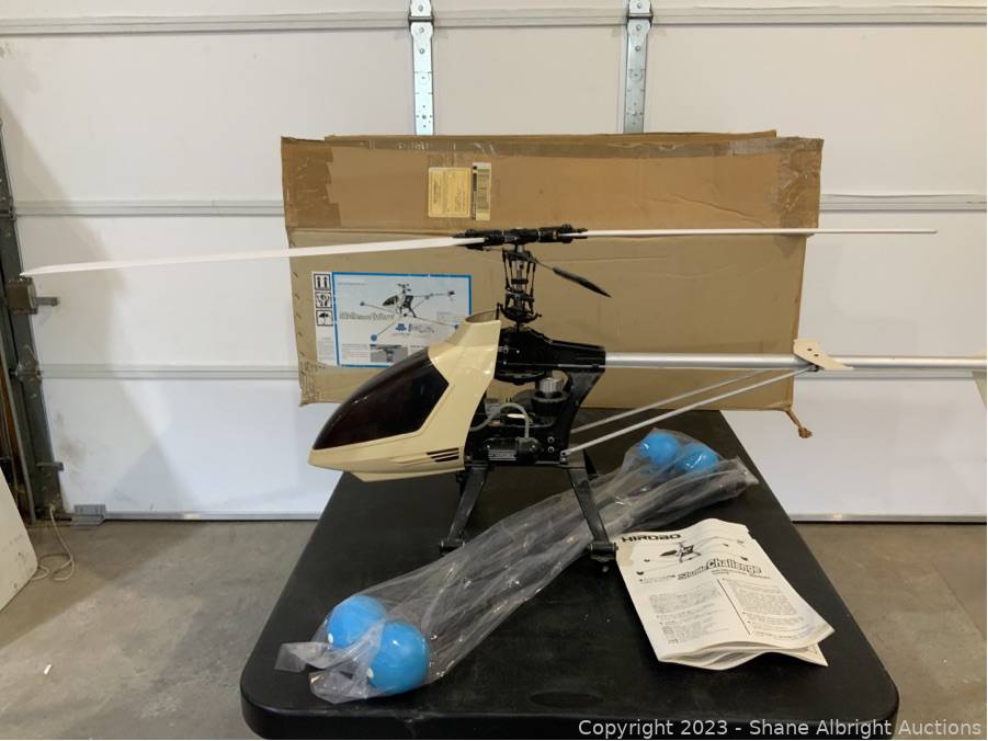 Hirobo Shuttle Challenge Gas Powered RC Helicopter Auction | Shane
