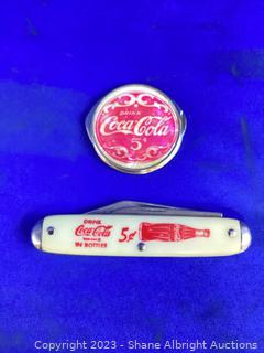 Coca-Cola  ナイフコレクション(額装) w0067A-1_t.jpg
