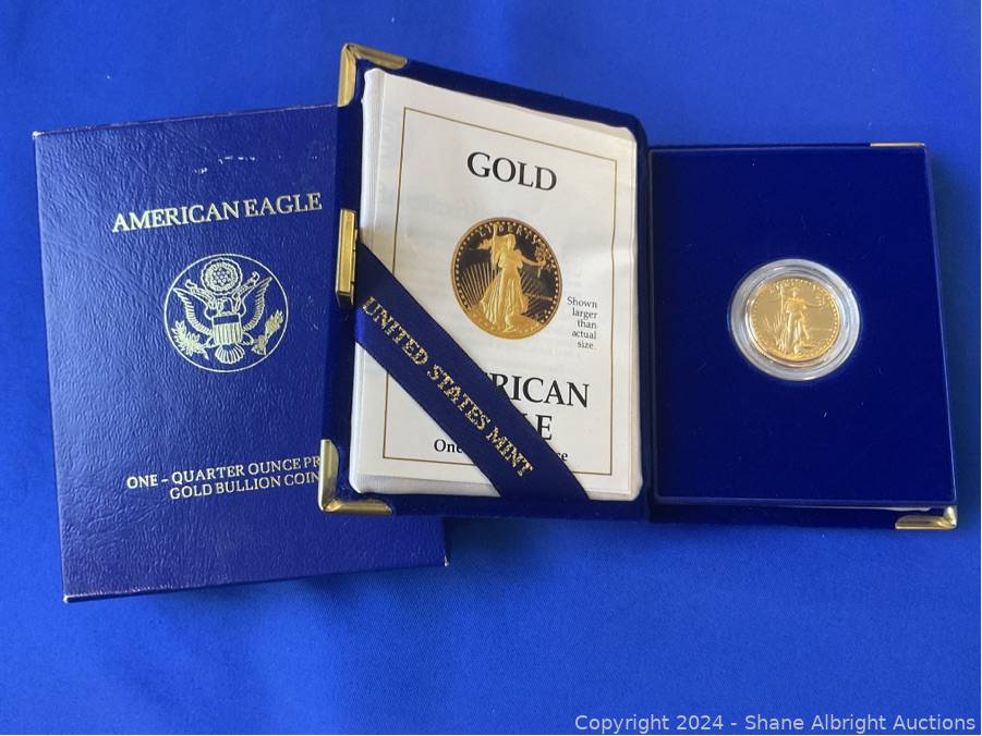 1988 American Eagle 1/4oz $10 Gold Bullion Coin Auction | Shane  