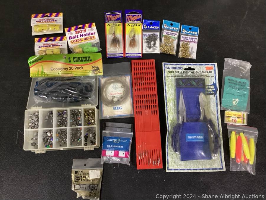 Assorted fishing tackle Auction